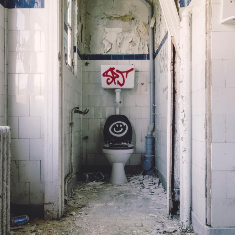 Dilapidated bathroom